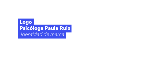 Logo Psicóloga Paula Ruiz Identidad de marca
